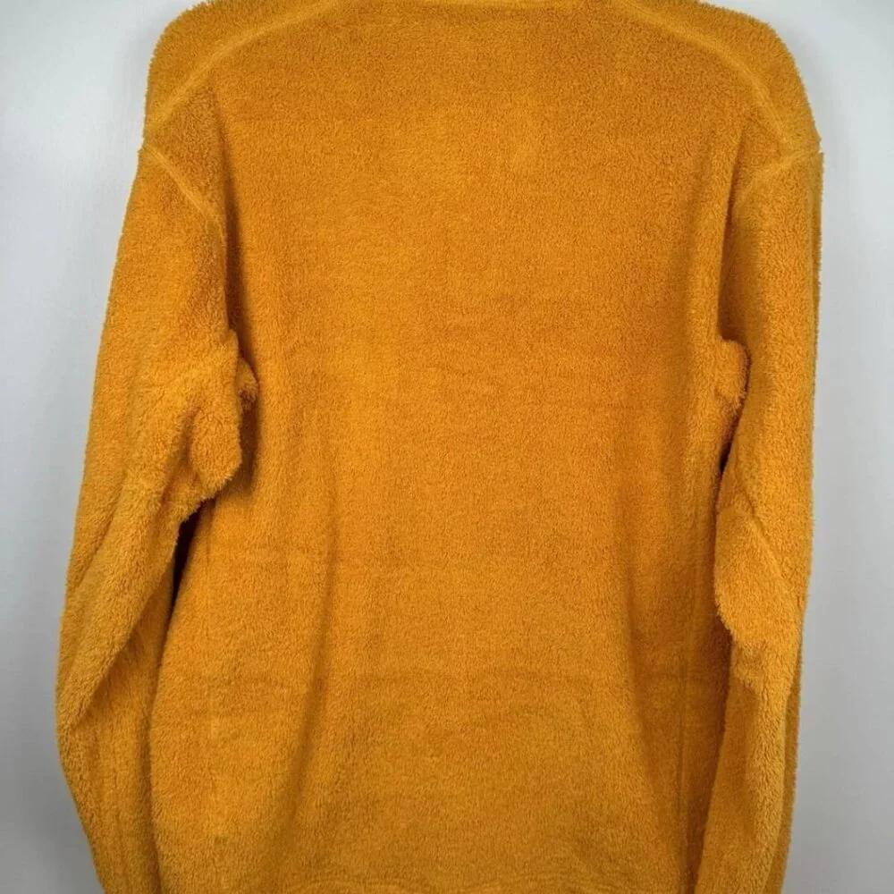 Adidas Men's‎ Terrex XPloric High Pile Snap Fleece Pullover Yellow IB1138 SIZE M